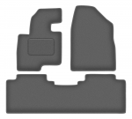 Dywaniki samochodowe welurowe grafitowe do: BAIC Beijing X75 SUV (2023-)