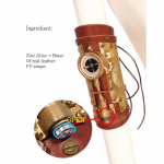 Steampunk Gothic Armour Cosplay Aksessuaar Puhas k&auml;sitsi valmistatud ehtsast nahast kinnitusvahend Halloweeni peo rekvisiidid Kompass Decor Keskaegne turvis meestele, naistele Compass bracelet pruun