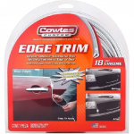 Enhanced 18ft Chrome U-Channel Edge Guard Trim, 18feet Rubber Chrome 18 ft