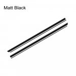 2 tk Autoukse k&uuml;ljeliistu triibud kleebised vin&uuml;&uuml;lkleebised Volkswagen VW UP Lupo Sport stiilile DIY autokere kleebis autotarvikud Matt Black
