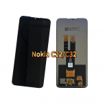 LCD-ekraani ja digiteerija t&auml;ielik koostisosa Nokia C22 C32 jaoks