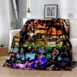 Harry Stylesist inspireeritud pehme flanellist pleed voodi, diivani, vaba aja, uinaku jaoks T&auml;iuslik kingitus f&auml;nnidele Kodu sisustus 40x50in
