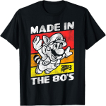 Nintendo Super Mario 3 Valmistatud 80ndatel Retro T-s&auml;rk T-s&auml;rk S mitmev&auml;rviline