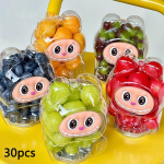 Labubu puuviljakarikas Labubu l&auml;bipaistev koomiksimonster mahlapudel 500 ml 30 fruit bottles