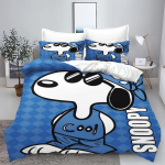 Snoopy 3-osaline 1 tekikate komplekt 3D Laste Kodu Dekoor Voodipesu komplekt Puuvillased katteid 100% pol&uuml;ester EU Single(135*200cm)3pcs black