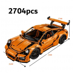 2704 tk klassikaline film 42056 MOC klotsid GT3 RS tehniline auto m&auml;nguasjad poistele kingitused lastele ehituskomplektid t&auml;iskasvanutele