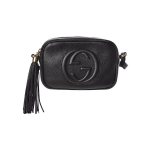 Gucci Soho Reljeefne Logo Tutt Nahast Kaamerakott Naiste &Otilde;lakott Must 347994-A7M0G-1000 Basic Set (Bag+Dust Bag)