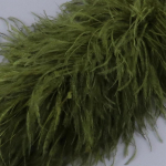 Isetehtud 2 6 10 20 30-kihiline jaanalinnusuleboa peole/kost&uuml;&uuml;mile/salliks/k&auml;sit&ouml;&ouml;ks 50CM jaanalinnusuleliistud Kost&uuml;&uuml;mi sulepikk &Uuml;ler&otilde;ivad Seelik 2PLY armee roheline v&auml;rv