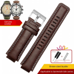 Spordil&otilde;uendist Kella Rihm veisenaha p&otilde;hjaga TIMEX T2N720 T2N721 TW2R55500 jaoks 24*16mm Armee roheline pruun Meeste Kella Rihm K&auml;ev&otilde;ru 24.16mm