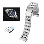 Casio EDIFICE Seeria EQW-M710 Meeste T&auml;psus Roostevabast Terasest Kellakett Kaardus Otsaga Metallist Kellarihm K&auml;ev&otilde;ru 22mm h&otilde;be