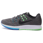 Nike Zoom Structure 19 Cushioning, Wear Resistant Low top Running Shoes Men's Black Green 806580-004 42.5
