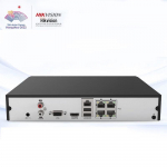 Hikvision 4-kanaliline PoE NVR (6 MP) CN pistik (adapter kaasas)