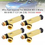4 tk k&uuml;tusepihusti MAZDA MX-5 Miata RX-8 RX-7 1.3 1.8L 2.0L 195500-4450 jaoks