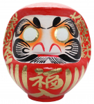 Takasaki Daruma Fuku Daruma 10 Punane Ohutus ja Suure T&auml;itumine 28x26x30cm Ei.  Perekonna Soovid daruma-fuku10sc punane