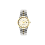 TISSOT Luksuslik kollektsioon Automaatne mehaaniline liikumine Meeste kellad Kell 41mm Valge sihverplaadi Roostevabast terasest korpus T086.407.22.261.00 Silver Strap