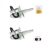 BDP1071-1 2 tk vasak ja parem uksek&auml;epide uksehinge pidur stop kontrollrihm piiraja hoob BMW 3. seeria E36 kupee kabriolett 51218161782 jaoks