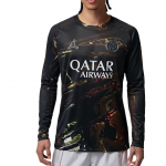 Jordan Dri-FIT Night Edition F&auml;nniversioon 2026 Hooaeg Paris Saint-Germain Kiiresti kuivav &Uuml;mmarguse kaelusega Pikkade varrukatega Jalgpallis&auml;rk Meeste pealiskatted IB3146-011 L