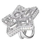 Swarovski Stella T&auml;hekujuline Kristallist S&otilde;rmus Unisex s&otilde;rmused Valge 5626370 Box (Random Color)