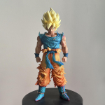 Anime 28cm Son Goku tegelaskuju Goku Super Saiyan 1 tegevuskuju PVC mudel skulptuur laua kaunistus kogumis m&auml;nguasi C
