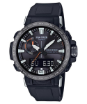 Casio meeste roostevabast terasest 100M veekindel digitaalne &auml;ratuskell kvartsmehhanismiga PRW-60Y-1A hall v&auml;rv