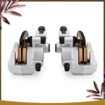 AB59-Esipoolne Vasak Parem Pidurisadulad Banshee Big Bear Grizzly Kodiak Raptorile 3GD-2580T-01-00 3GD-2580U-01-00 Osad Black Silver gray