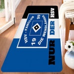 H-Hamburger SV Meeskonna libisemiskindel vaip esikusse pesuruumi r&otilde;dule laste elutuppa tualetivaip kodukaunistus 40x60cm black