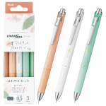 Pentel EnerGel Kohare Geelpliiats Piiratud V&auml;ljaanne Komplekt 0,5 mm 3 V&auml;rvi BLN75KH-3STA