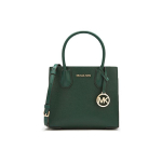Michael Kors MK Mercer &Uuml;hev&auml;rviline Prantsuse Litshi Tekstuuriga Lukuga Nahast Voldik K&auml;ekott Naiste K&auml;ekotid Tumehall 35S1GM9M2L-305 Shopping Bag Set(Basic Set+Shopping Bag)