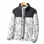 Fat Plus Size Sport vabaaja puuvillane s&auml;rk meestele talvel Plush Plush paksendav ja soojalt seisev puuvillane mantel meestele L valge