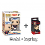 Stranger Things POP Mudel K&auml;sit&ouml;&ouml;ehe Steve-674+keyring