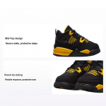 Air Jordan 4 Retro TD Thunder 2023 Beebi tossud Must Tour-Kollane BQ7670-017 23.5