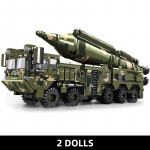 II maailmas&otilde;ja armee tanki tellistest m&auml;ngukomplekt M&otilde;&otilde;tkava Mudel Veoauto Tank ja Keskmise Ulatusega Raketik&auml;itur M&auml;ngukomplekt Kingitus Poistele T&uuml;drukutele Laste M&auml;nguasjad M&auml;ngukomplektid
