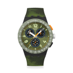 UUS CHRONO PLASTIKUST KESKP&Auml;EVA CAMO Kell SUSB423 Unisex T&auml;iskasvanu Roheline [Swatch] roheline