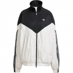 Adidas Originals Jooksujakk Triibulise logoga Mitmek&uuml;lgne Mugav Vabaaja Jakk Naiste Jakk Valge Must JZ6777 M