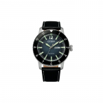 CITIZEN Eco-Drive Seeria Roostevabast terasest Eco-Drive Kell P&auml;ikesej&otilde;ul t&ouml;&ouml;tav kvarts Nahast rihm Meeste kell Roheline sihverplaat AW0077-19L sinine