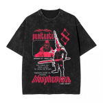&Uuml;lem&otilde;&otilde;dulised pestud t-s&auml;rgid Silent Hill vintage puuvillased t-s&auml;rgid Blasphemous moes&auml;rgid meestele suveks Y2K klassikalised &uuml;laosad L