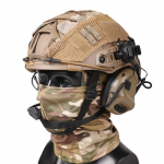 Taktikaline kiiver peakomplektiga, reguleeritav Airsofti kiiver kiivrikatte ja n&auml;okaitsega Balaclava mask Cosplay'ks, taktikaline jahivarustus parkkoor