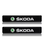 1/2 tk Auto Dekoratiivne Valgus LED Esikatte Iluv&otilde;re Embleem M&auml;rk Kaunistus Skoda Octavia Fabia RS Kamiq Kodiaq Rapid SCALA Superb jaoks gray