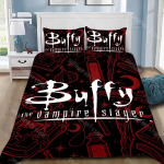 3D Prindi Buffy The Vampire Voodipesukomplekt Buffy The Vampire Slayer Tekikoti Komplekt Magamistoa Tekikoti Komplektid &Uuml;he Inimese Twin Queen King EU Single 90x200cm