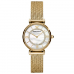 Emporio Armani AR11321 Kuldne Gianni T-Bar Naiste K&auml;ekell 32mm kuld