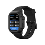 Veekindel korpus Apple Watchi jaoks 45mm 44mm 41mm 40mm 42mm V&auml;lispordiks Silikoonist k&auml;epael iWatch 9 8 7 6 5 4 SE 45mm must