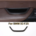 BMW X3 X4 F25 F26 2011-2017 jaoks ABS-s&uuml;sinikkiust autode k&auml;igukanginupp ja kliimaseadme &otilde;huava raami katte sisekujunduse kleebised Auto lisatarvikud 8