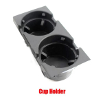 Uus Double Hole Car Styling esiosa keskkonsooli hoiukasti m&uuml;nt + topsihoidja BMW E46 seeriale 1999-2006 51168217953
