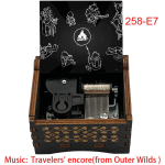 M&auml;ngu Outer Wilds Puidust Muusikakarp 18 Nooti &Uuml;leskeeratav R&auml;ndajate Lisapala Muusikamehhanism Eriline Armas Kingitus S&otilde;prade S&uuml;nnip&auml;evaks (as the picture,Small)
