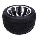 10-tolline 235/30-10 Rehv Multifunktsionaalne Suurep&auml;rase Haarduvusega Kumm ATV UTV Go Kart Golfik&auml;ru Muruniiduki jaoks Koos Veljega black