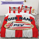 Kohandatud Nimega PSV Eindhoven Voodipesu, Tekikomplekt Tekikate Padjap&uuml;&uuml;r Kodu S&uuml;nnip&auml;evakingitus(1 * tekikott + 2 * padjap&uuml;&uuml;ri, ilma s&uuml;damikuta)_xia 135x200cm