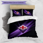 Fiorentina FC Prinditud 3-osaline Voodipesukomplekt Hingav Tekikate Padjap&uuml;&uuml;ridega Dekoratiivne Voodipesu Magamistuppa Kodu 135cm*200cm
