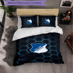 TSG Hoffenheim FC Teemaline Voodipesu 3-osaline Tekikoti Komplekt Dekoratiivne Voodipesu Teismeliste Toa Kodu Dekoreerimiseks 135cm*200cm