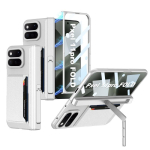 Magnetiline Klappkarp Google Pixel 11 Pro Fold Kaardipesa ja Jalatugedega P&otilde;rutuskindel PU Nahast Kate Google Pixel 11 Pro Fold