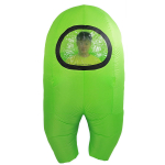 Halloweeni loominguline t&auml;iskasvanute t&auml;ispuhutav astronauti kost&uuml;&uuml;m lavaesinemiseks Child 120-150CM heleroheline v&auml;rv